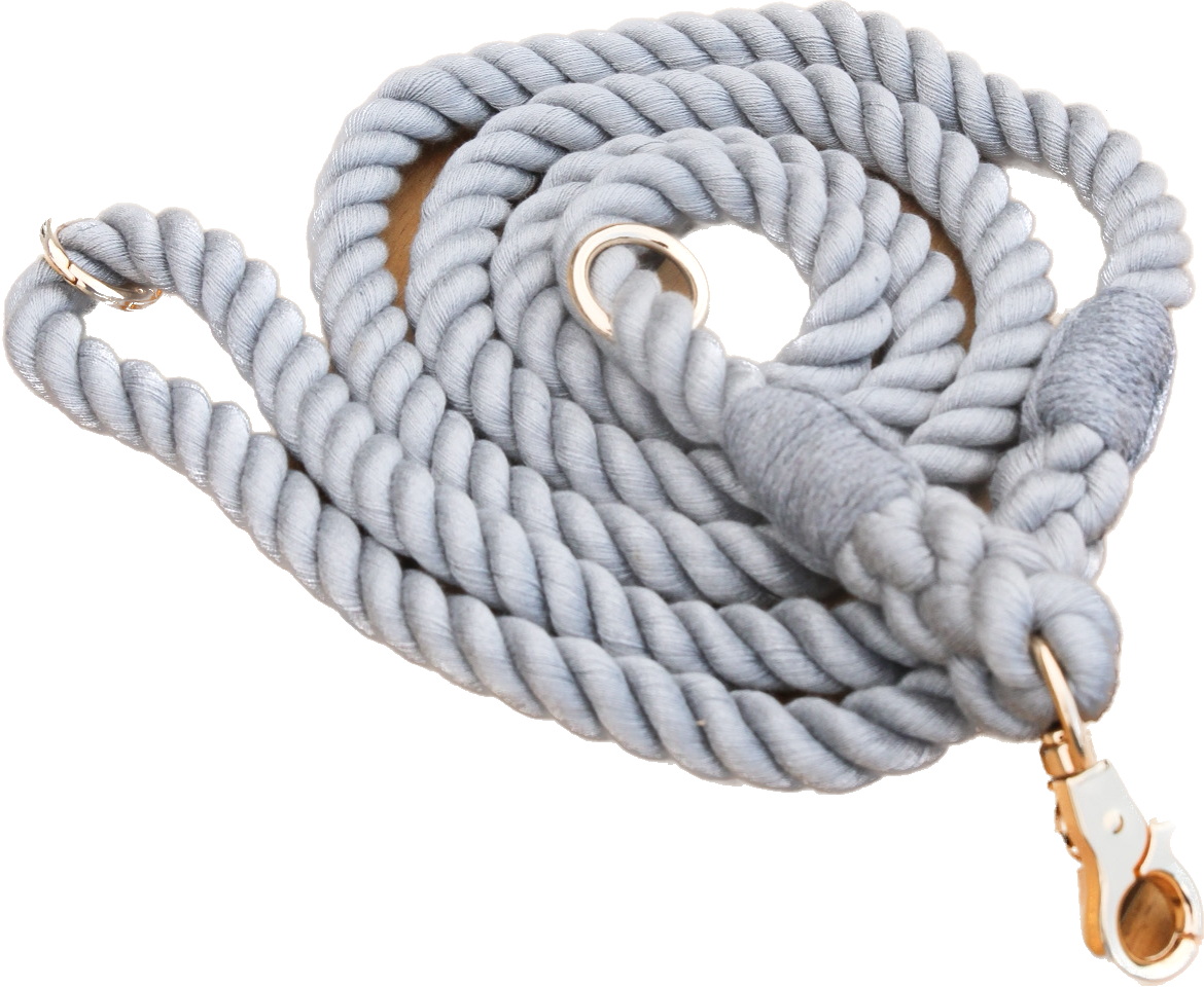 Leiband - 'Twist grijs'