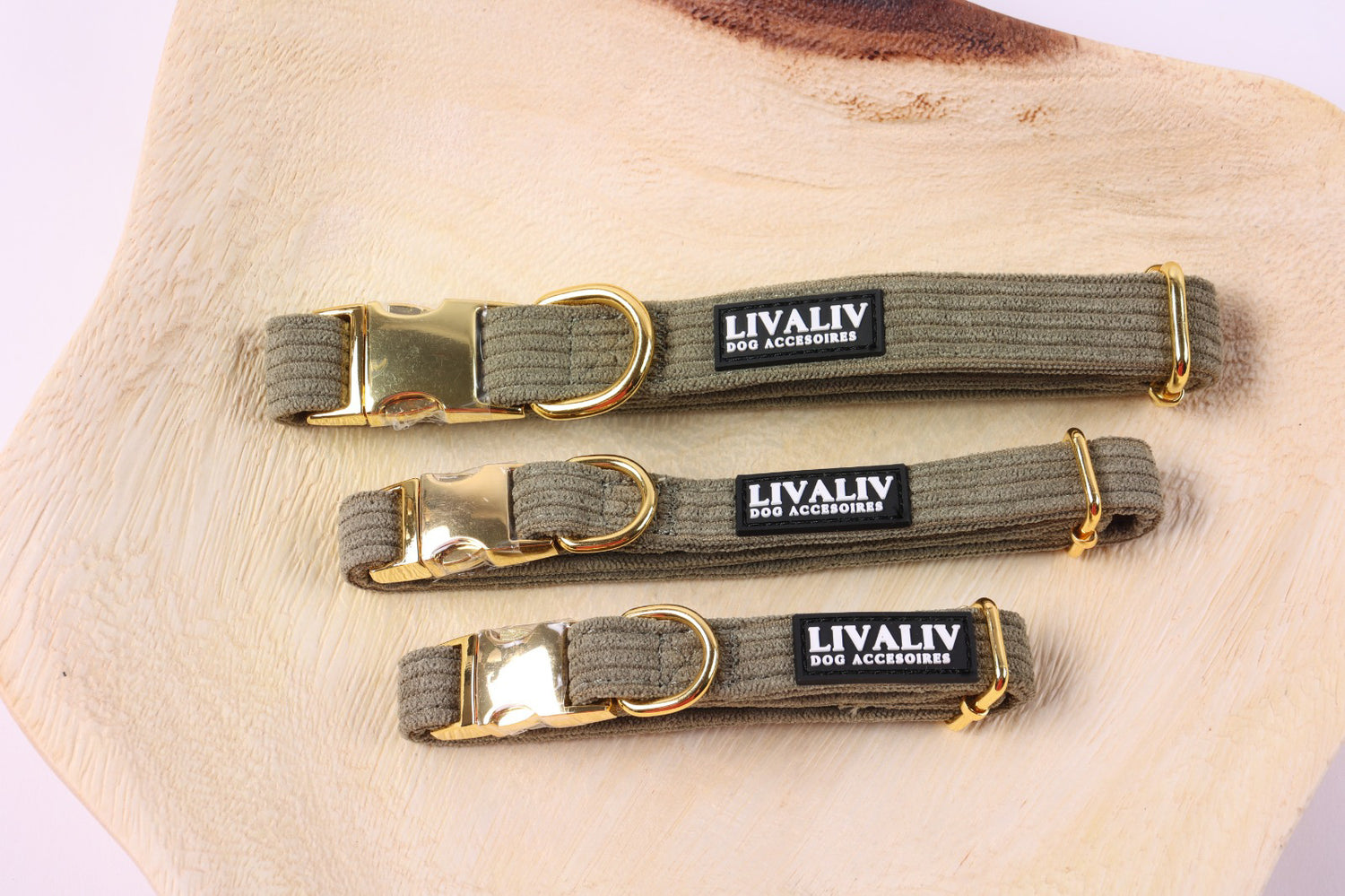 Halsband - ‘Olive sage’